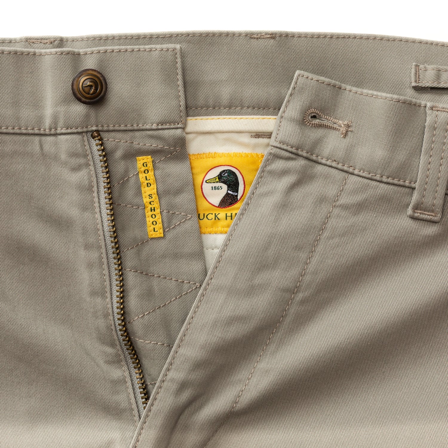 Duck Head - Gold School Chino Pant - Placid Grey