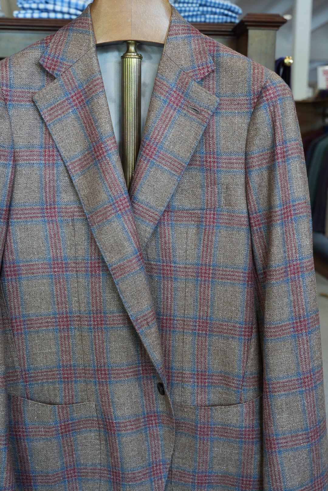 Gabo - Toto Blazer - Tan, Pink, & Blue