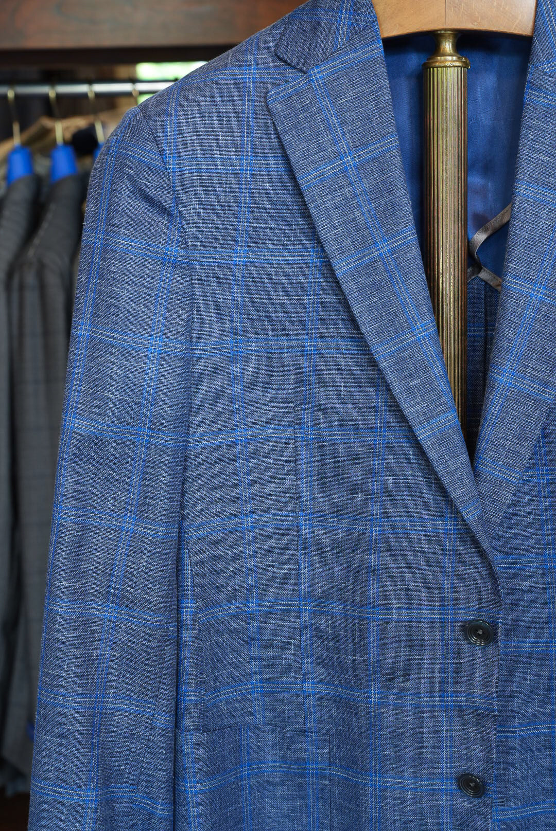 Jack Victor - Hampton Sport Coat - Dark Blue Plaid
