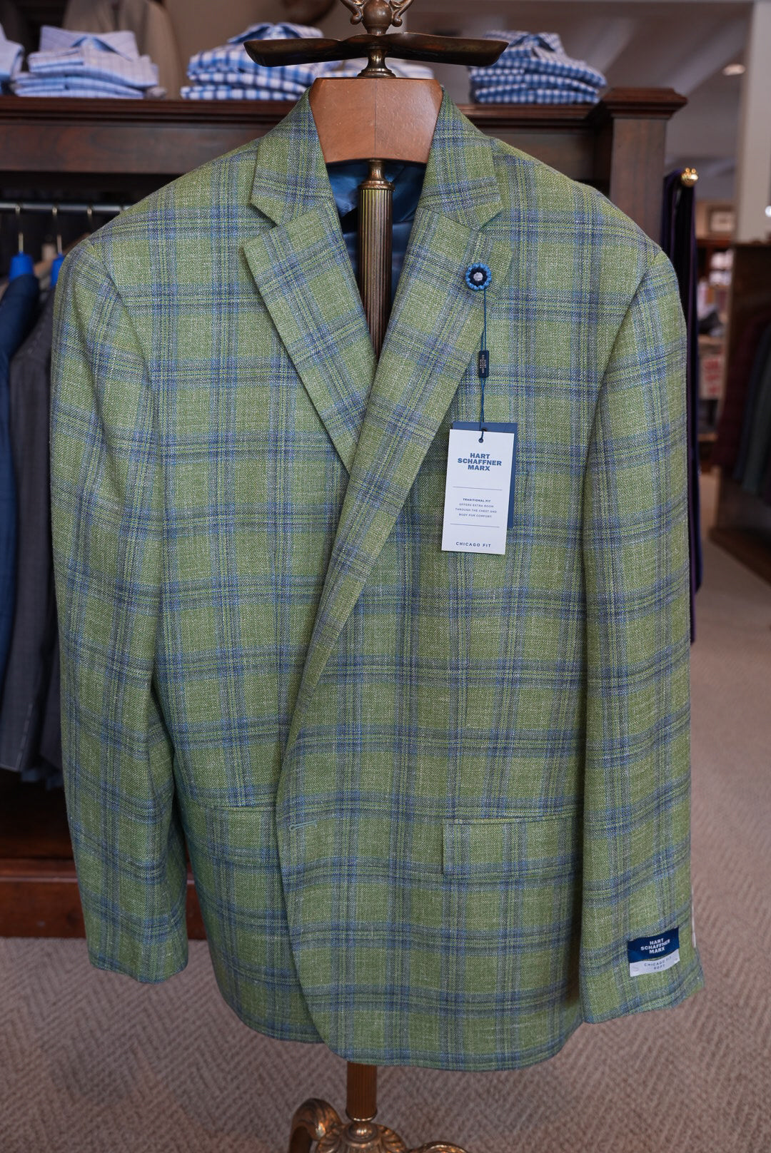 Hart Schaffner & Marx - Green/Blue Sport Coat