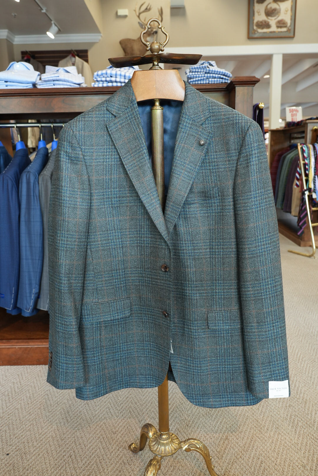 Jack Victor - Green Plaid Mcallen Sport Coat
