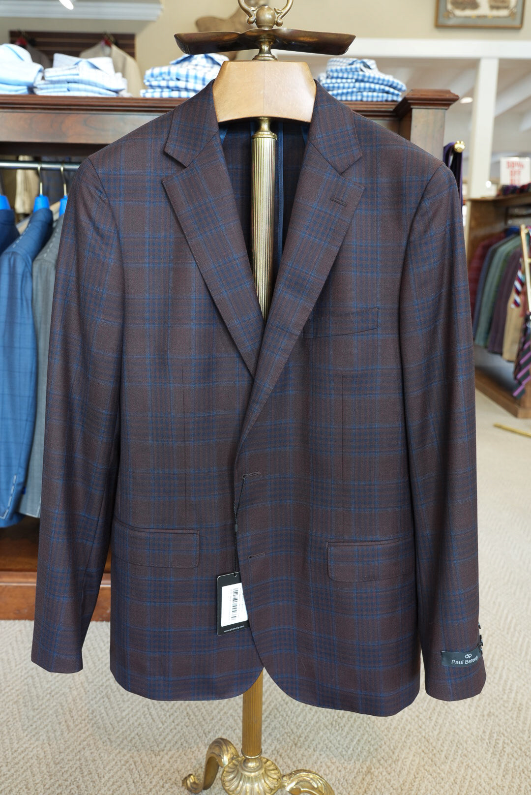 Paul Betenly - Burgundy & Navy Sport Jacket