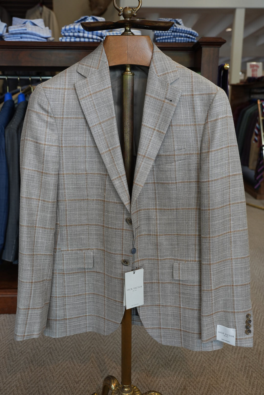 Jack Victor - Midland Sport Coat - Khaki & Tan