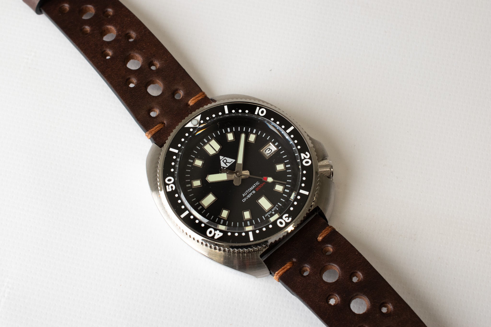 Ramsingh Watch Co. - Riverine Watch + Horween Racing Strap