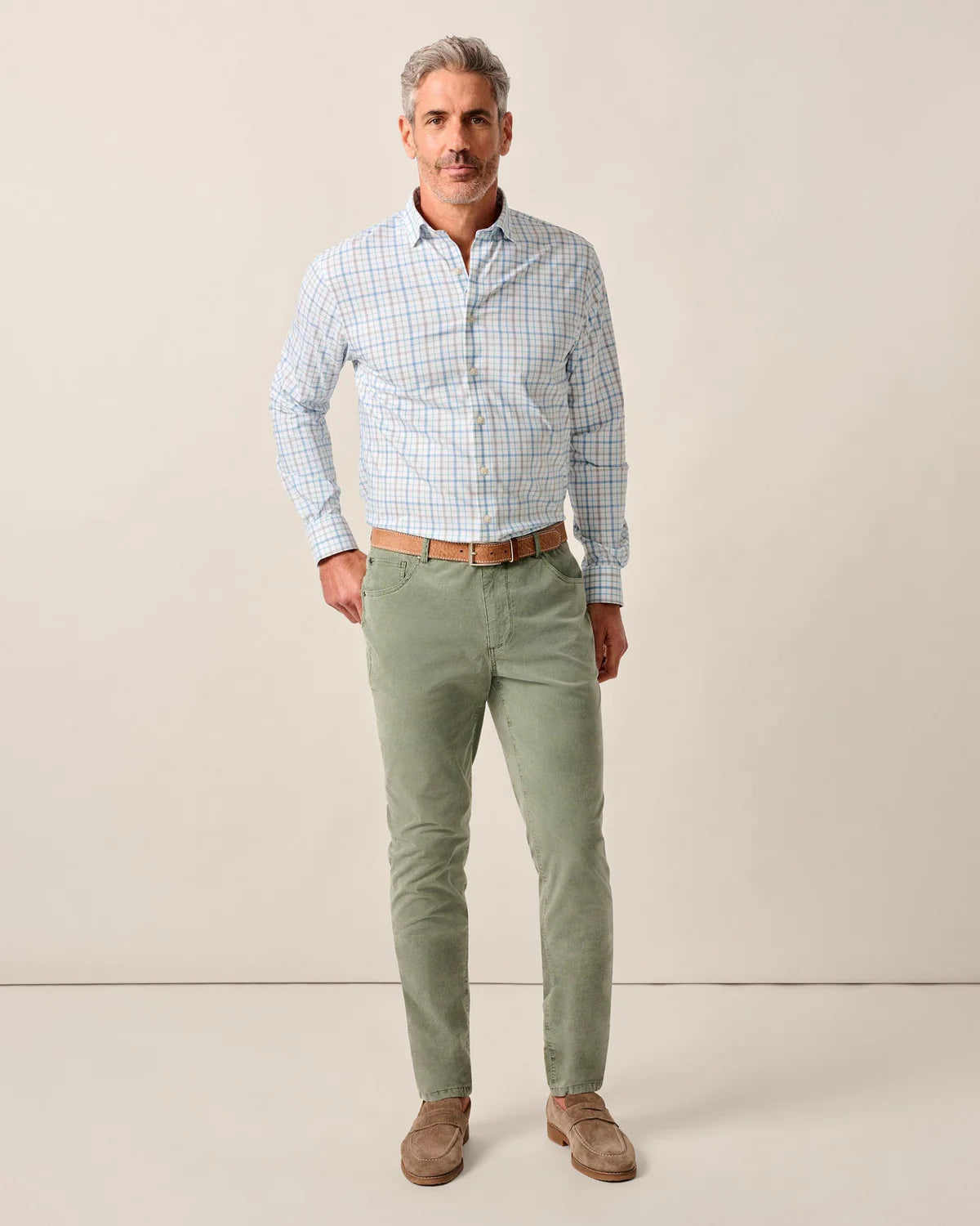 Johnnie-O - Hampton Five Pocket Pant - Army