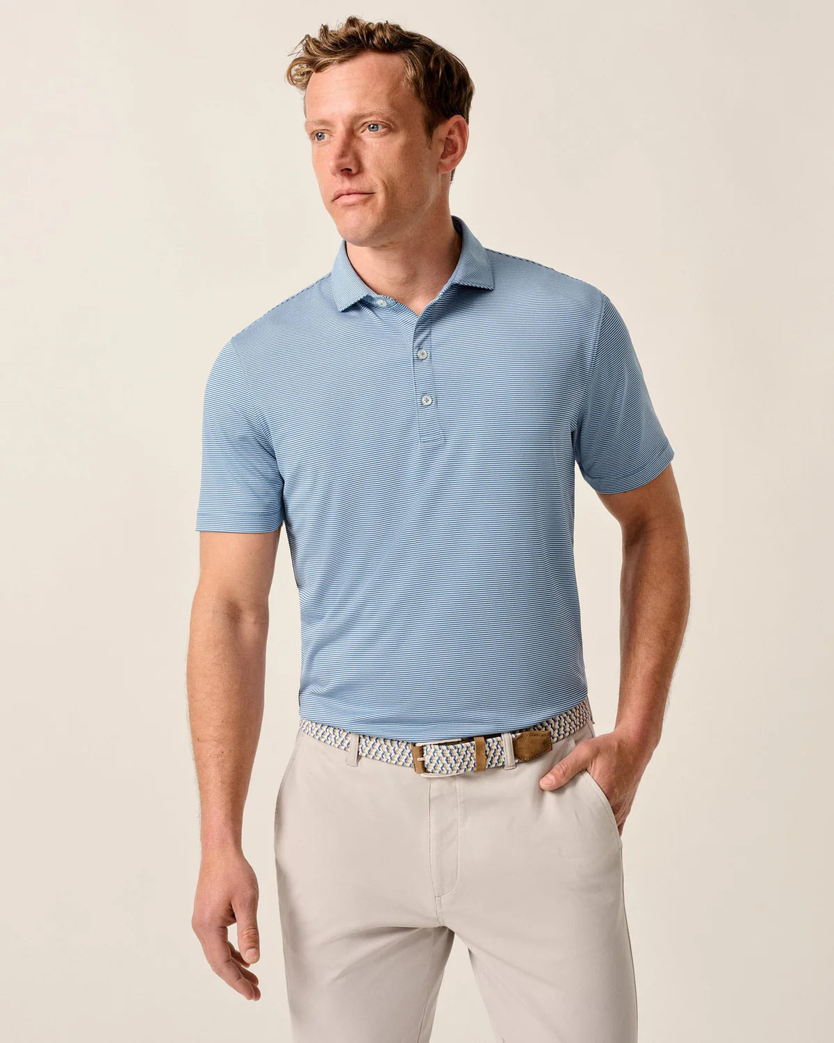 Johnnie O - Lyndonn Performance Jersey Polo - Kona Lake