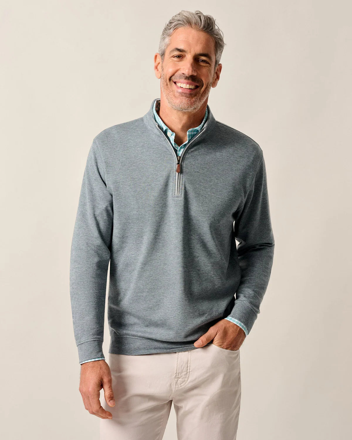 Johnnie O - Sully 1/4 Zip Pullover - Thunder