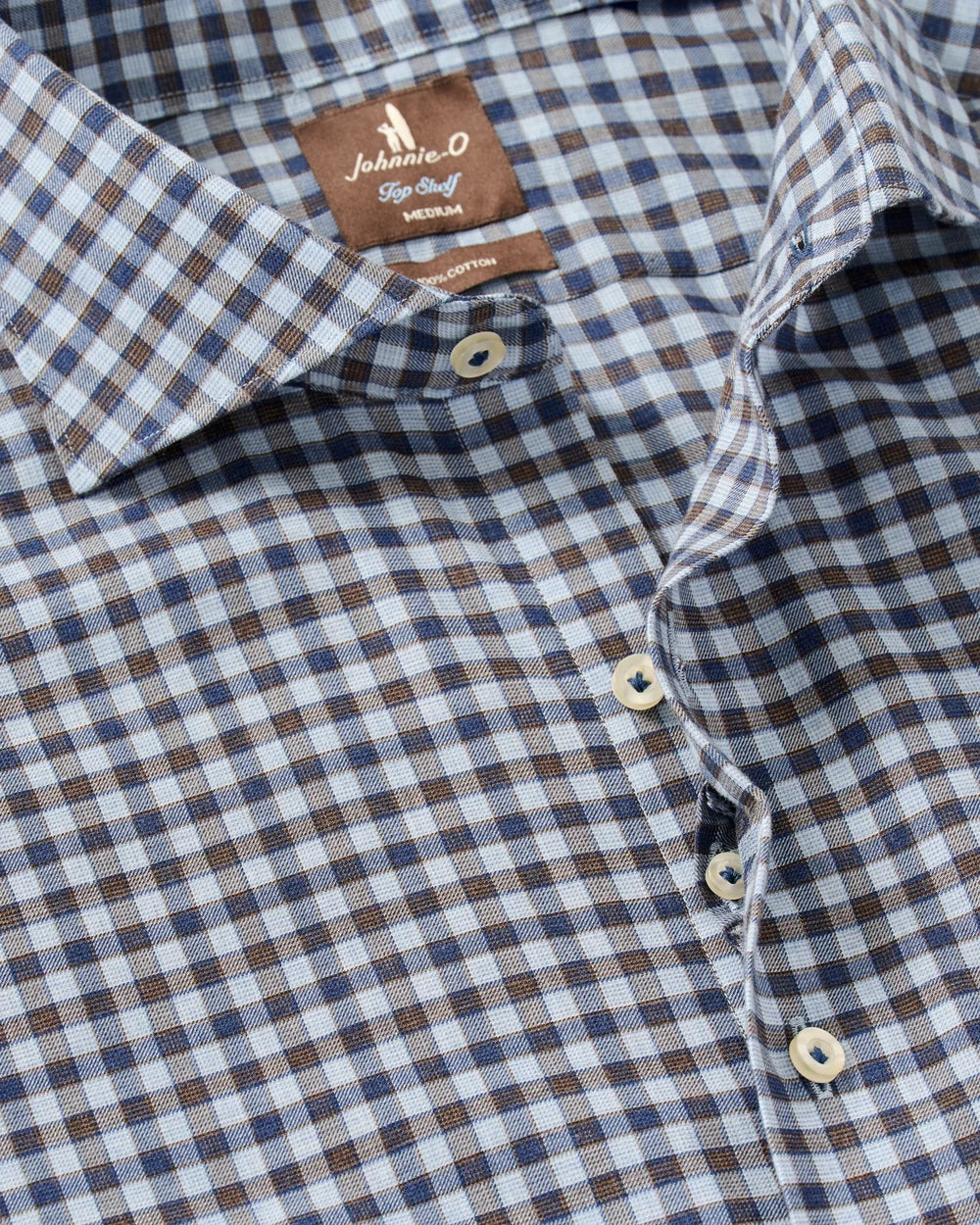Johnnie O - Top Shelf Cotton Button Down Shirt - Amalfi Gingham
