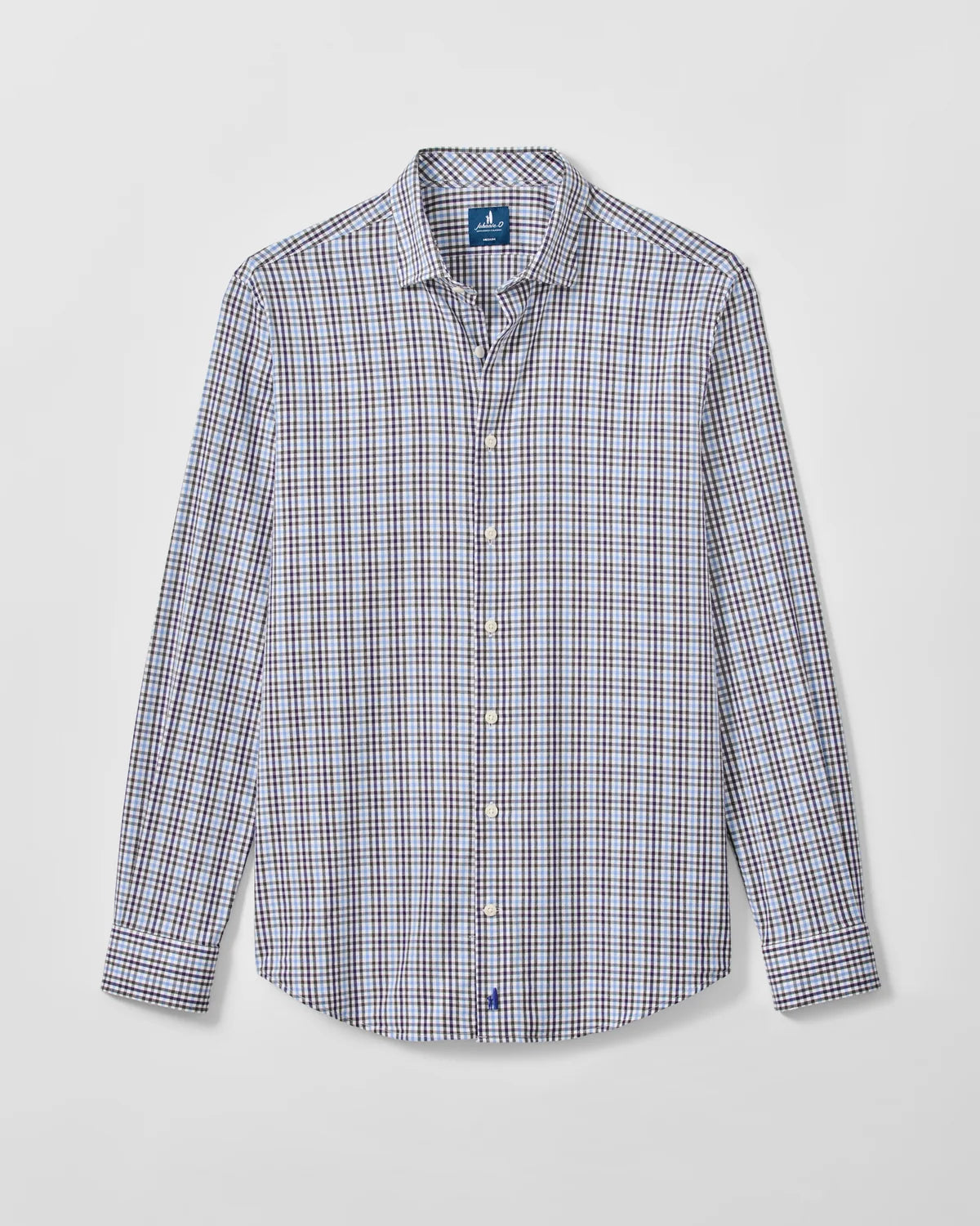 Johnnie O - Highland Pane Natural Performance Button Down Shirt - Kona