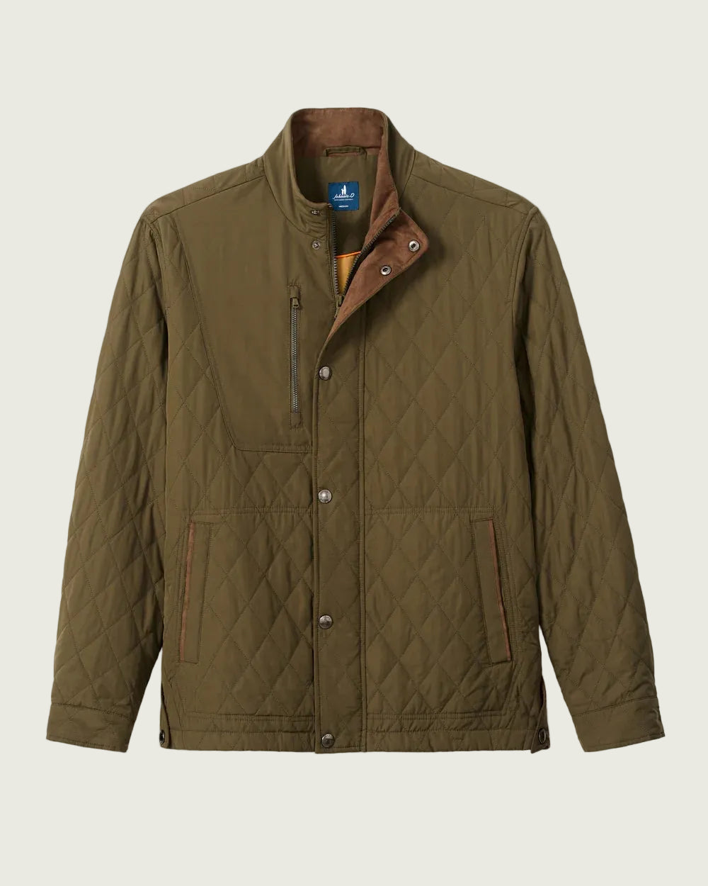 Johnnie O - Juno Quilted Snap Jacket - Mangrove