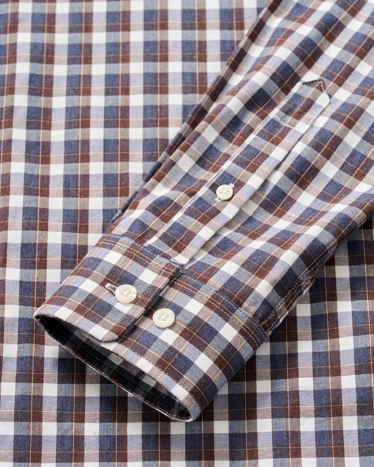 Johnnie O - Oak Bluffs Plaid Natural Performance Button Down Shirt - Lake