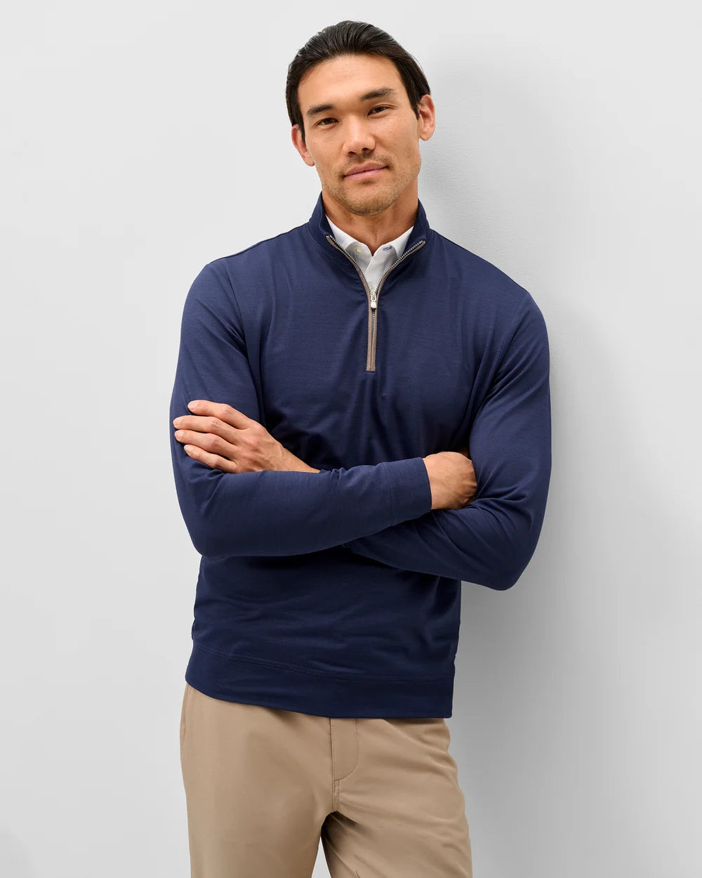 Johnnie-O - Sof Tech Performance 1/4 Zip - Navy