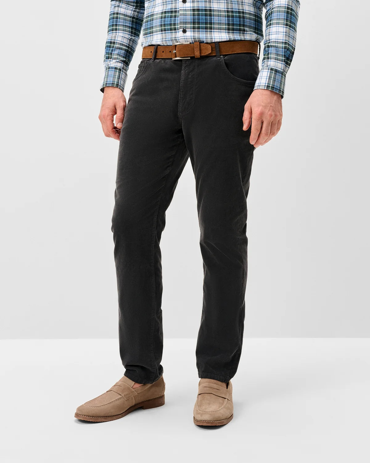 Johnnie O - Hampton Garment-Dyed Corduroy Pant - River Rock