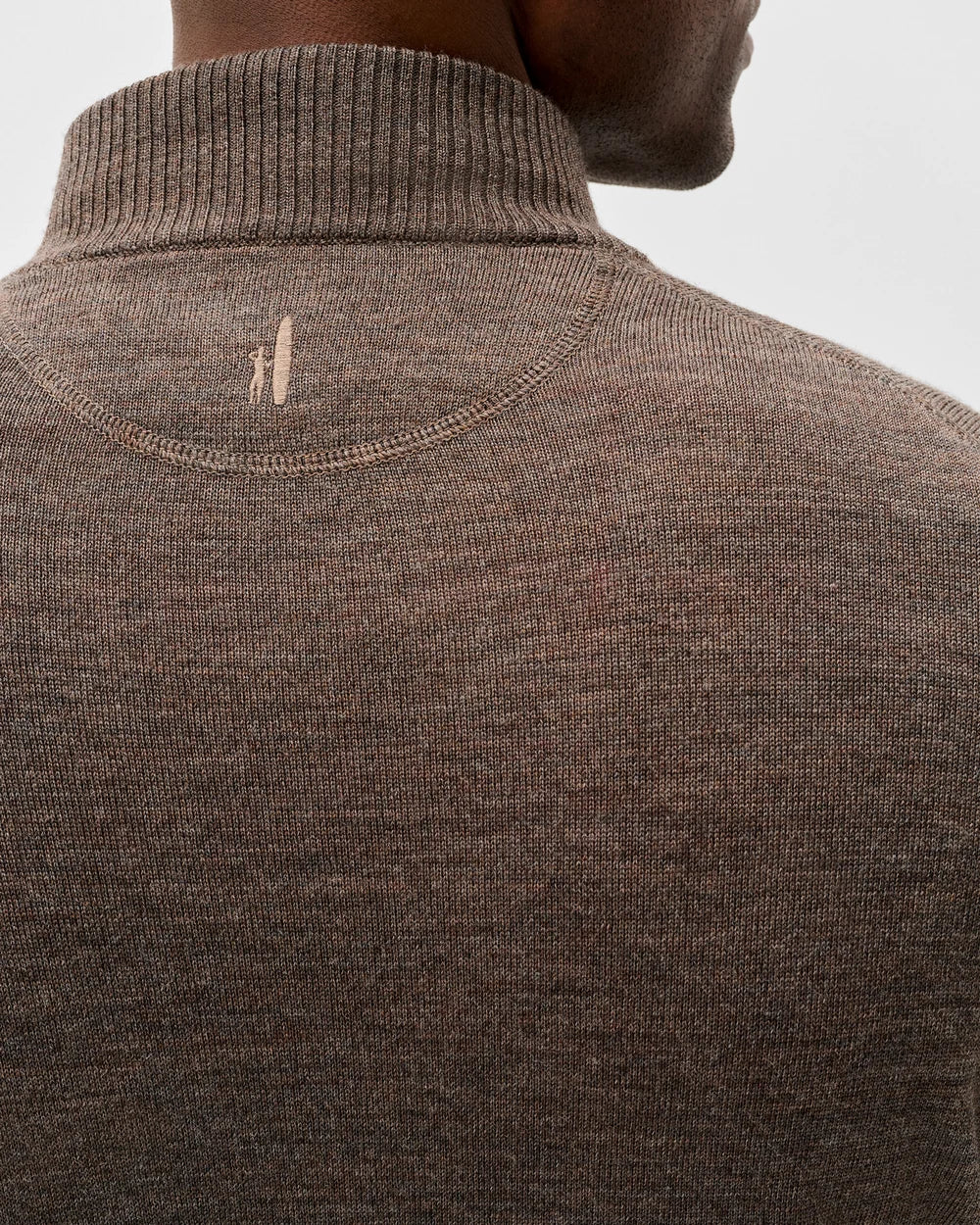 Johnnie O - Raynor Merino 1/4 Zip Sweater - Moca Mocha