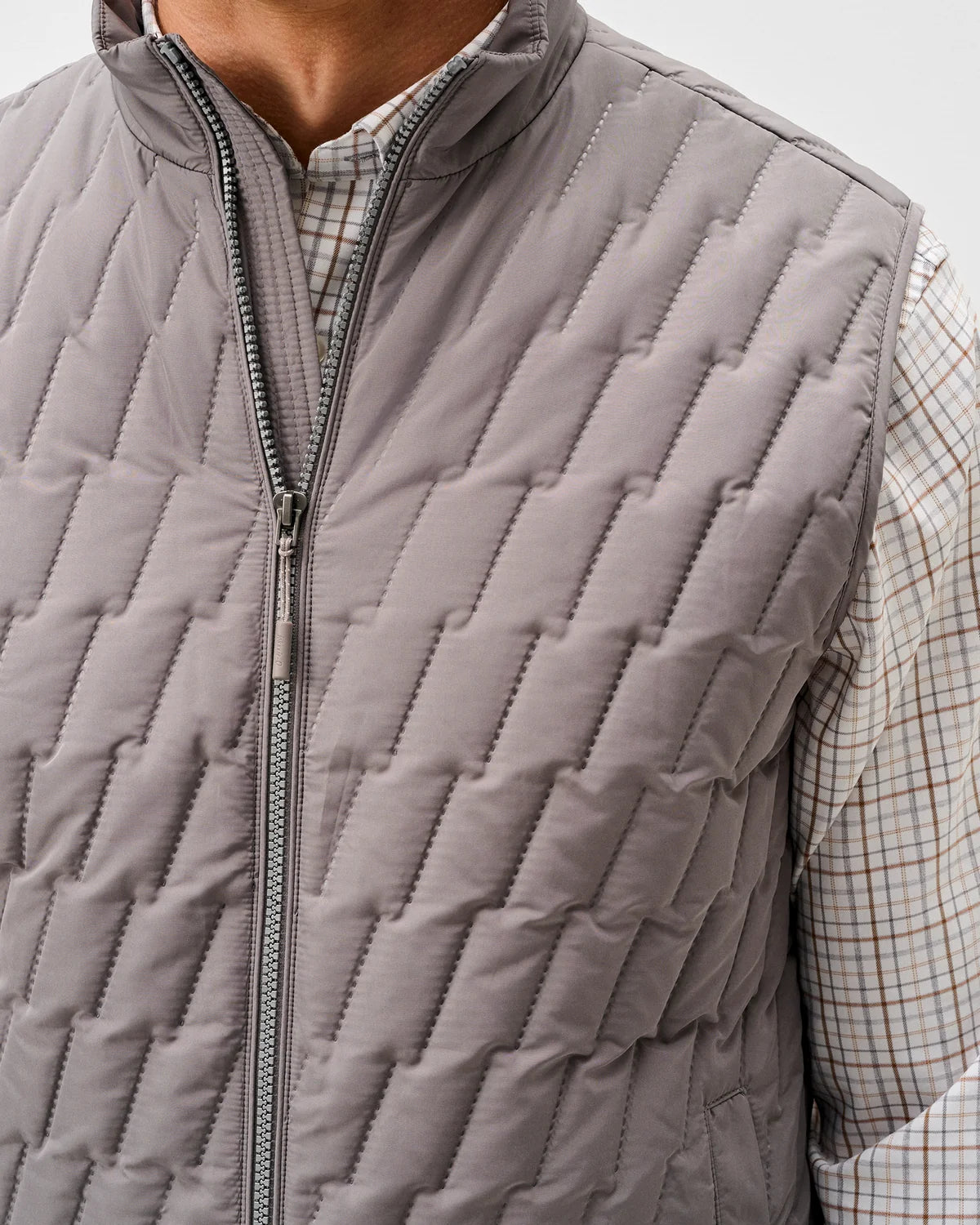 Johnnie O - Belfry Quilted Puffer Vest - Magnesium
