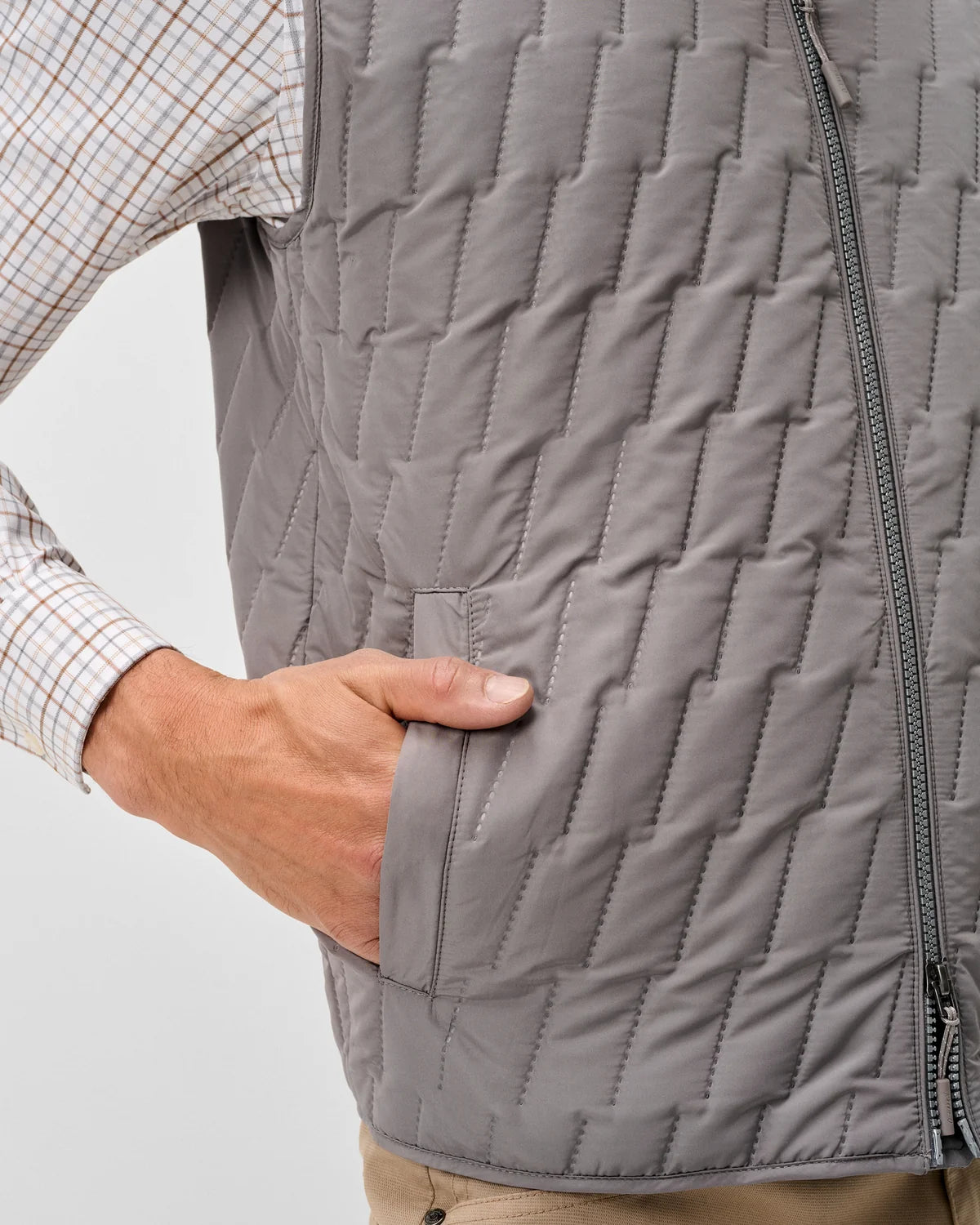 Johnnie O - Belfry Quilted Puffer Vest - Magnesium