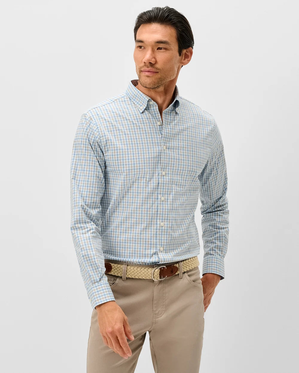 Johnnie-O - Chatham Gingham - Gulf Blue
