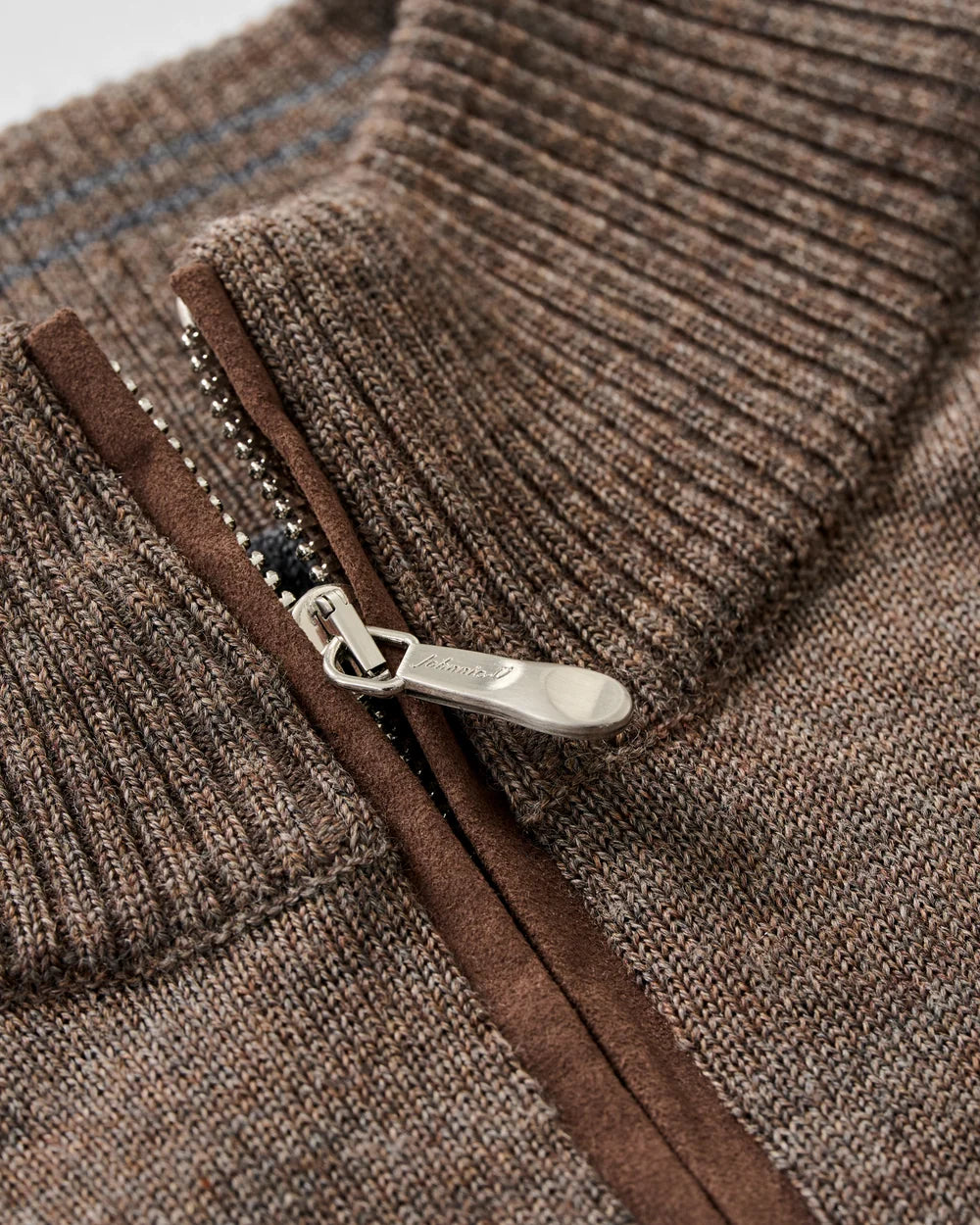 Johnnie O - Raynor Merino 1/4 Zip Sweater - Moca Mocha
