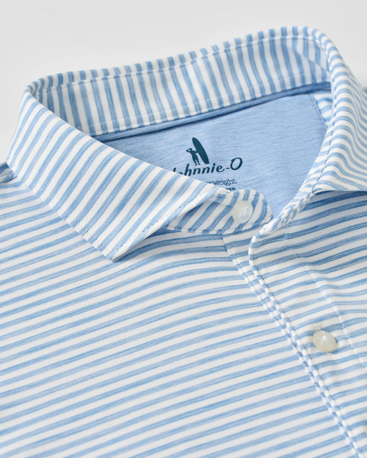 Johnnie O - Seymour Stripe Performance Featherweight Polo - Sailor