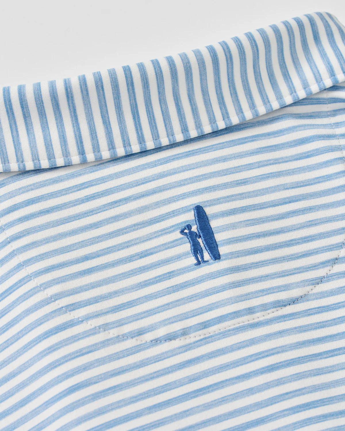 Johnnie O - Seymour Stripe Performance Featherweight Polo - Sailor