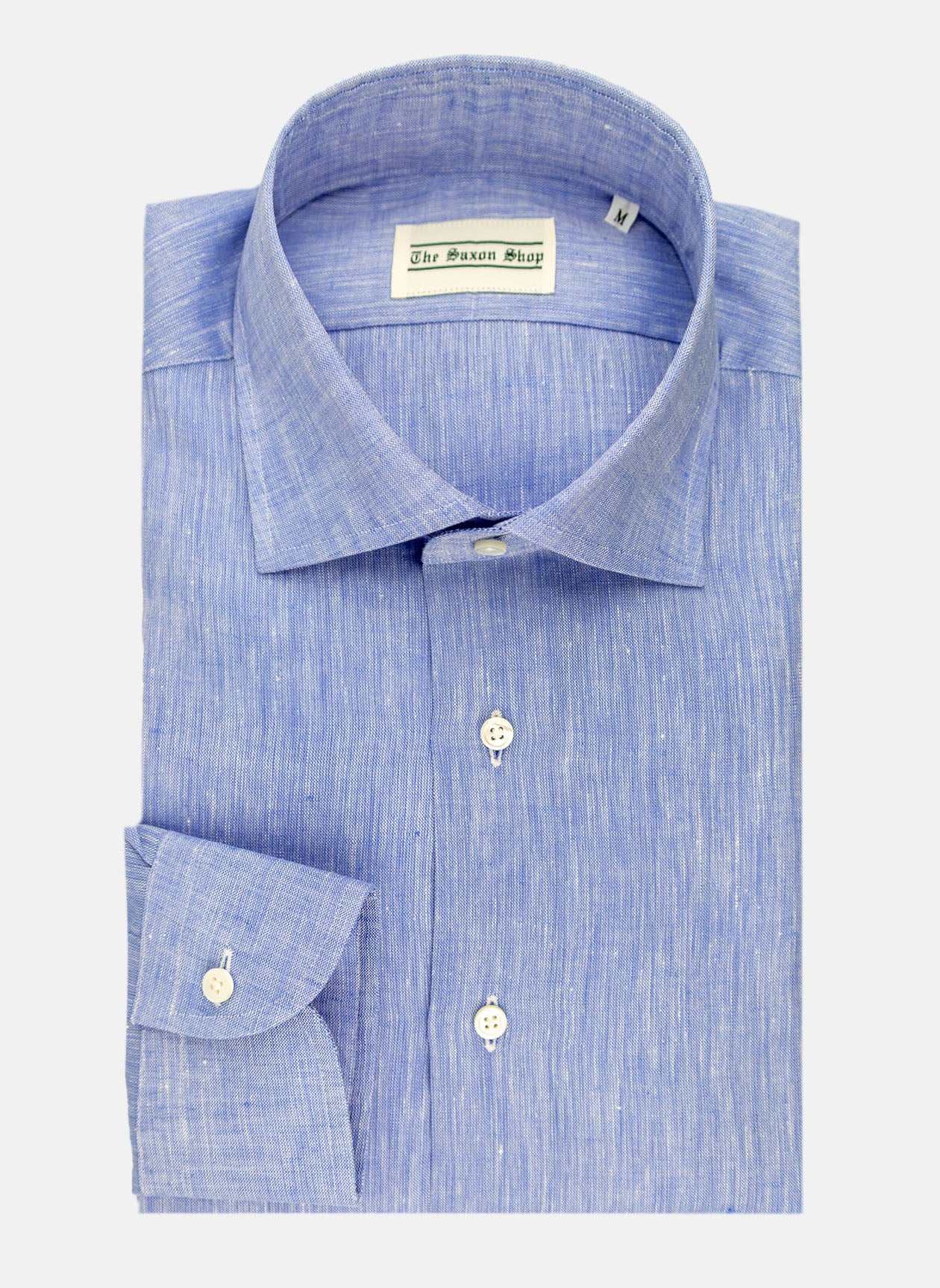 The Saxon Shop - Sky Blue Linen Shirt