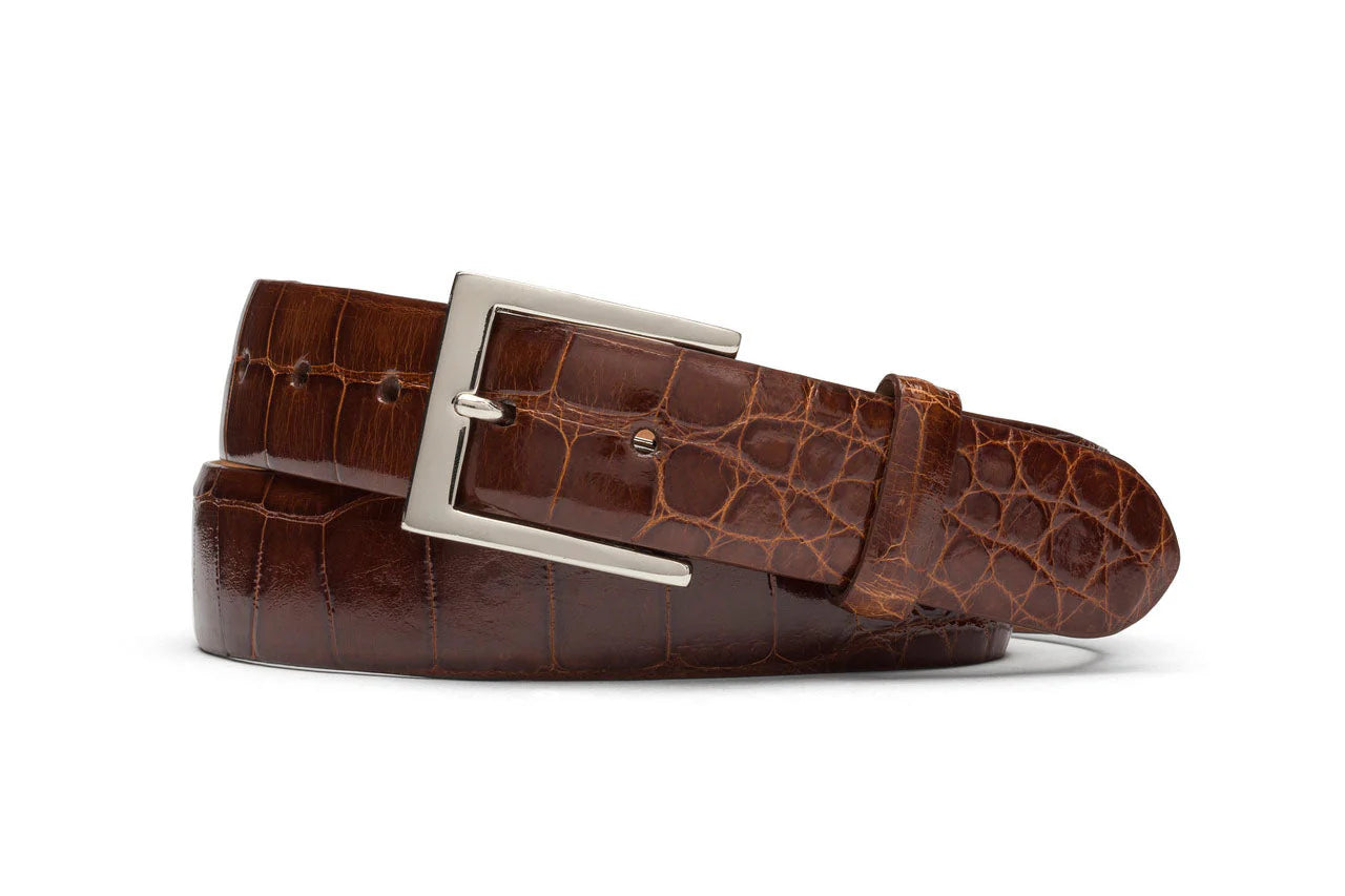 W. Kleinberg - 1 1/4" Glazed Alligator Belt