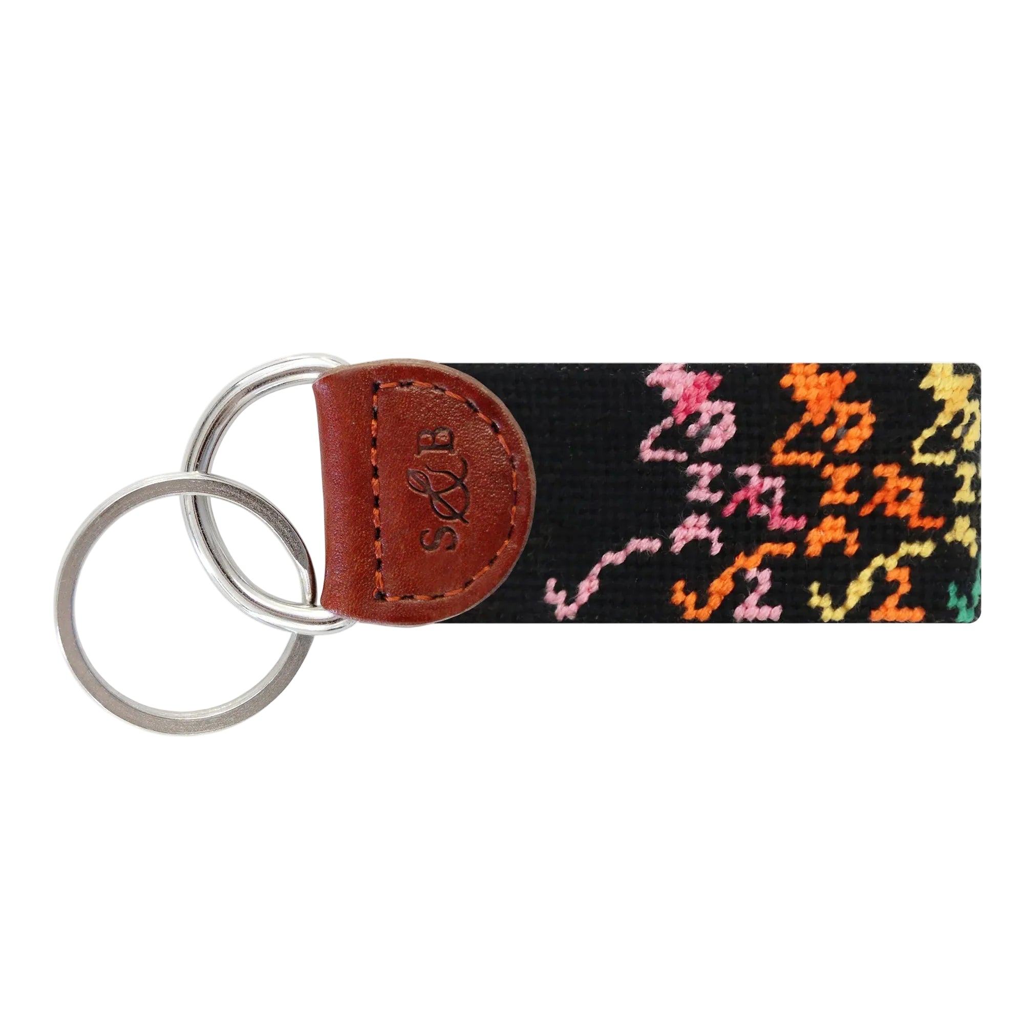 Smathers & Branson - Grateful Dead Dancing Skeletons Key Fob - Black