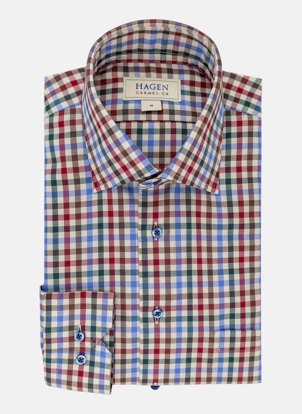 Hagen - Check Sport Shirt - Cider