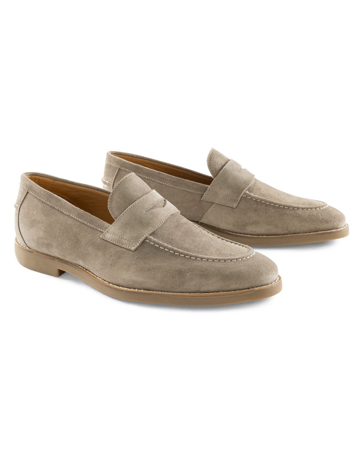 Johnnie O - J-Flex Suede Penny Loafer - Stone