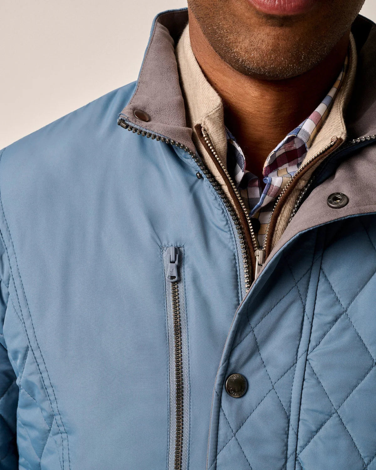 Johnnie O - Juno Quilted Snap Jacket - Sailor