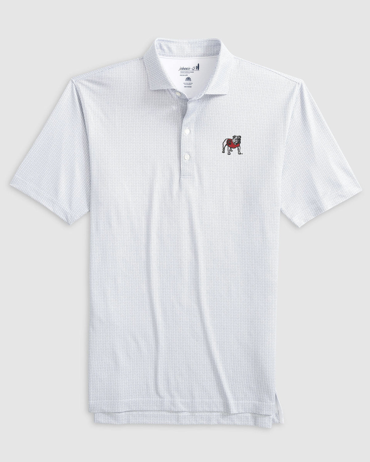 Johnnie O - Georgia Slade Performance Jersey Polo - Black & White