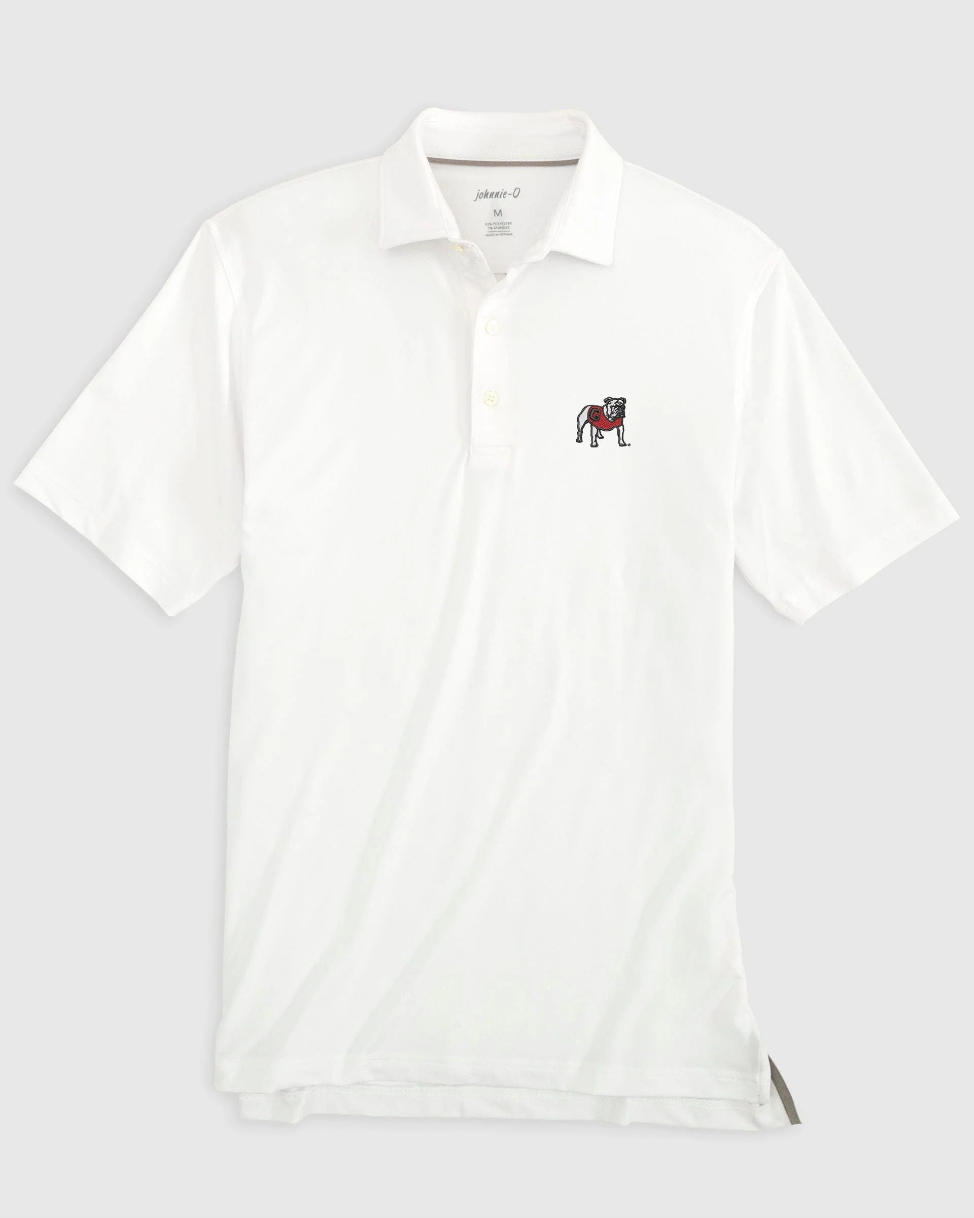 Johnnie-O - Georgia Standing Dog - Huronn Performance Polo - White