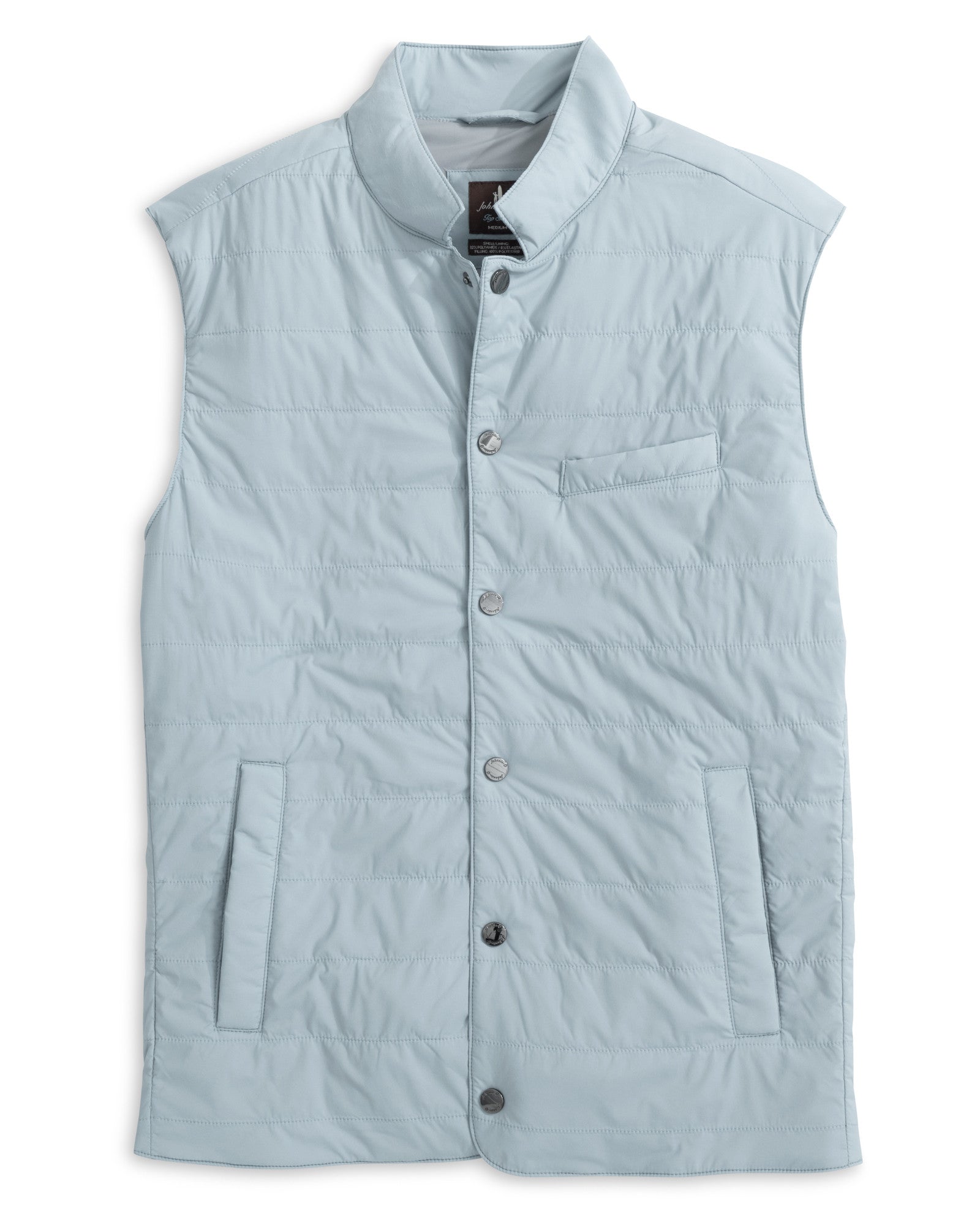 Johnnie O - Bauer Top Shelf Quilted Vest - Steel Blue