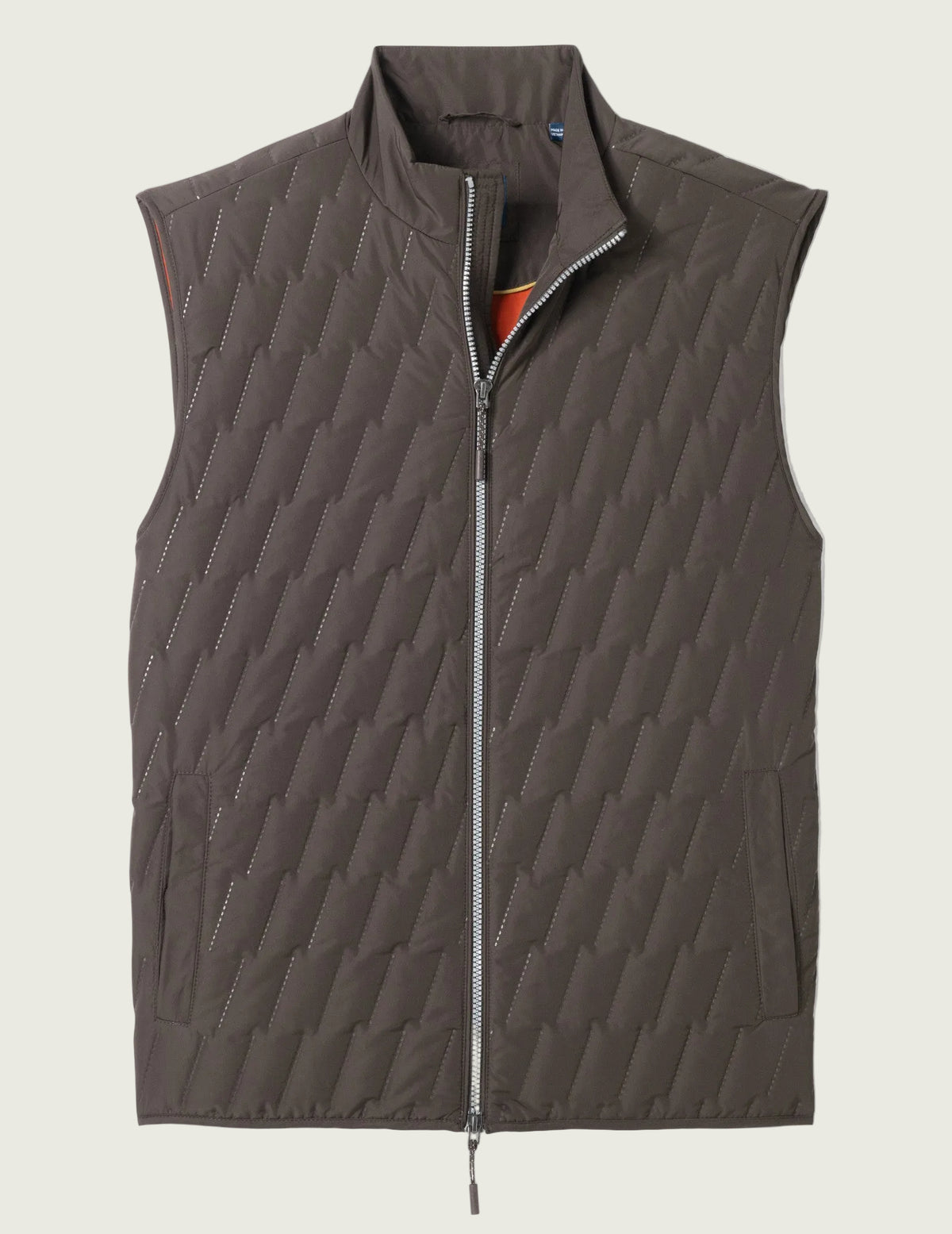 Johnnie O - Belfry Quilted Puffer Vest - Cocoa