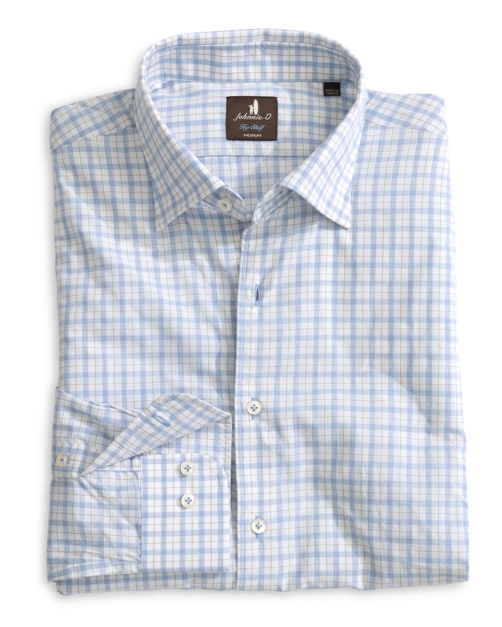 Johnnie O - Top Shelf Button Down Shirt Trauber - Mid Blue
