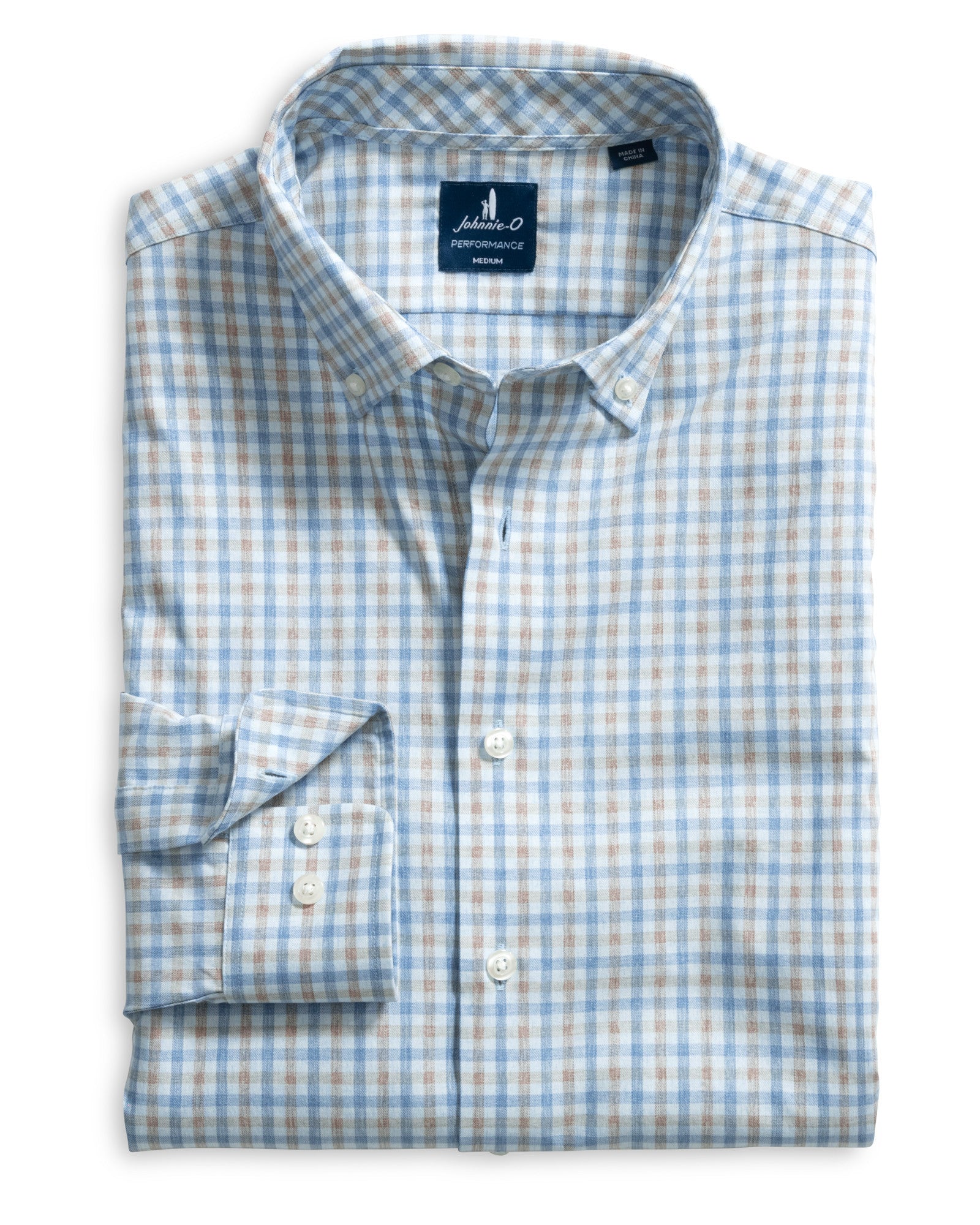 Johnnie-O - Chatham Gingham - Gulf Blue