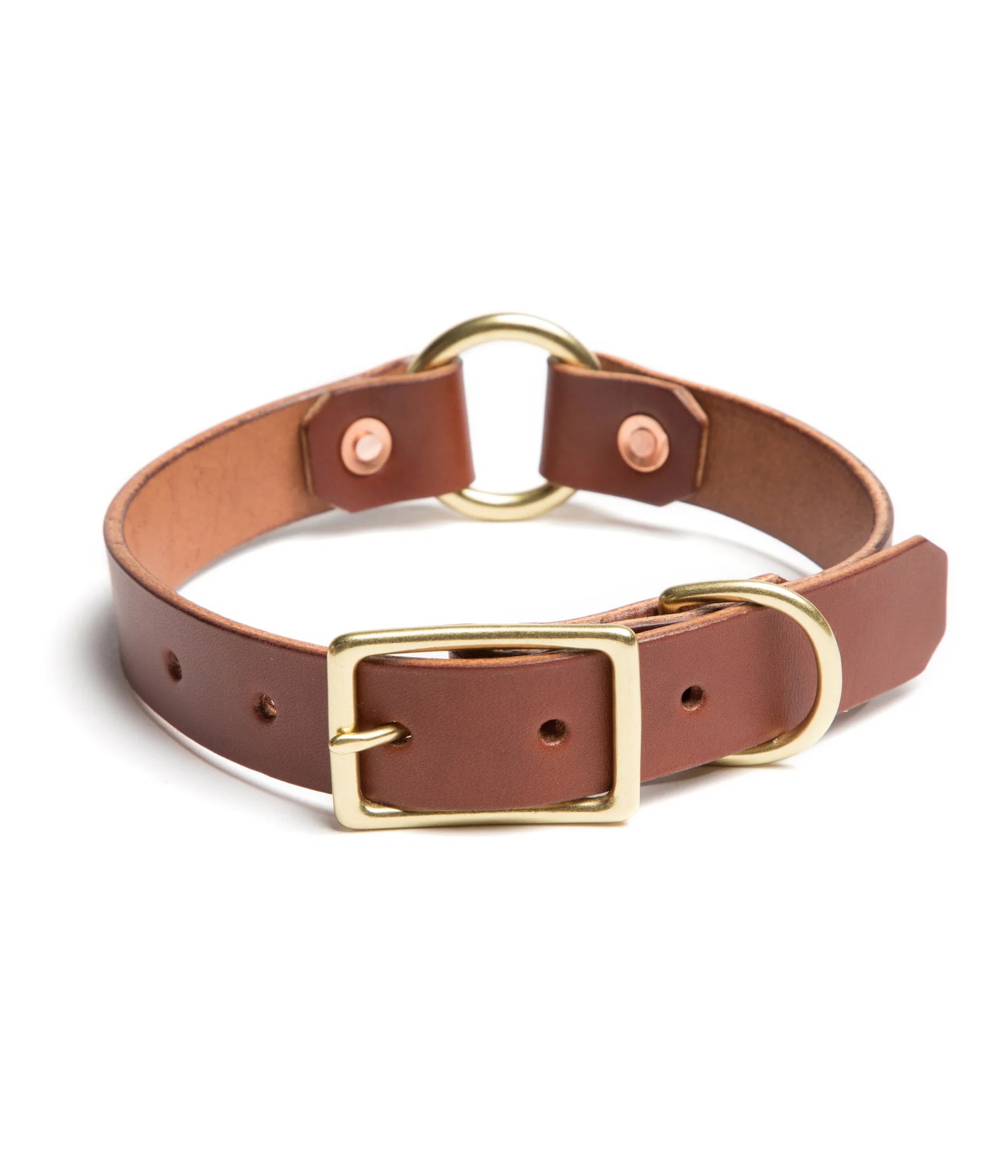 Bexar Goods - Country Dog Collar - Medium Brown