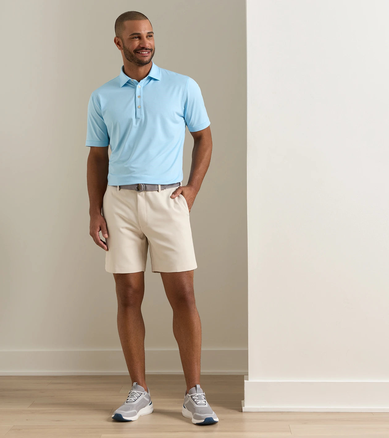 Peter Millar - Salem Performance Short 7" - Stone