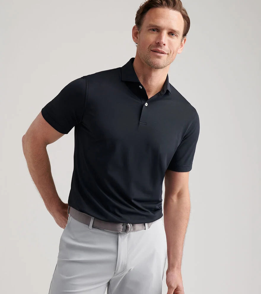Peter Millar - Soul Performance Mesh Polo - Black