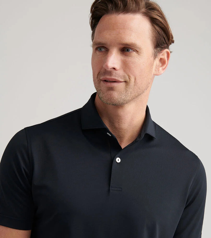 Peter Millar - Soul Performance Mesh Polo - Black