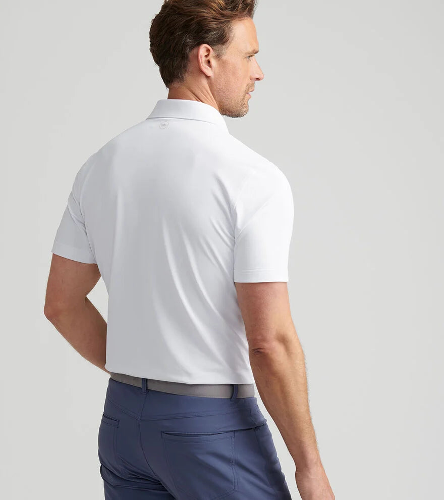 Peter Millar - Soul Performance Mesh Polo - White
