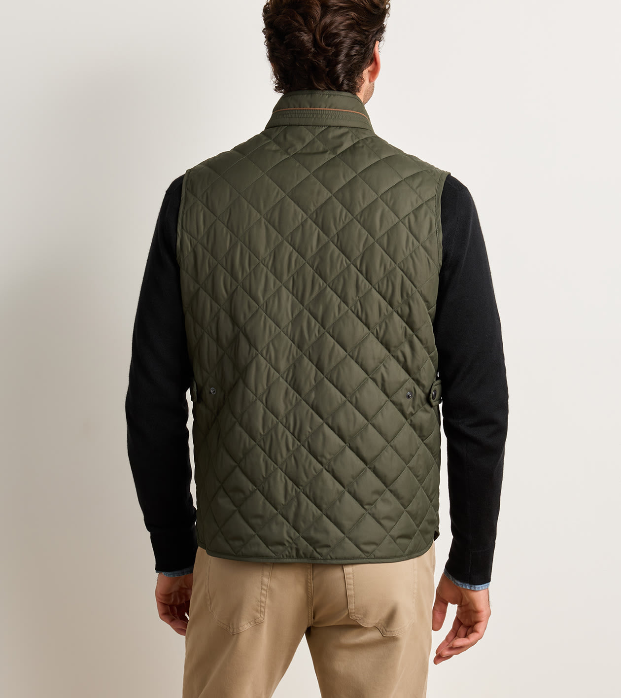Peter Millar - Essex Vest - Dark Olive