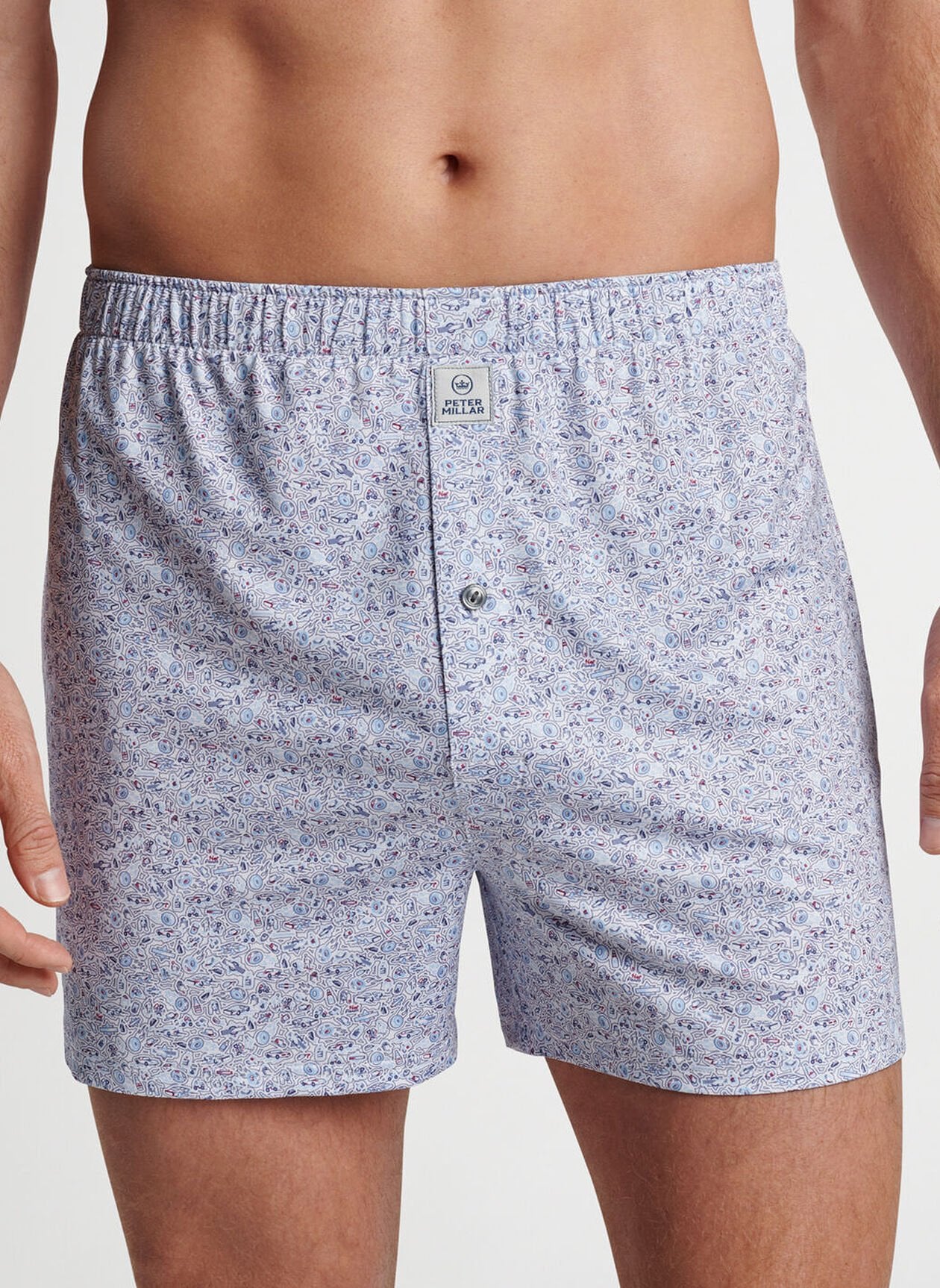 Peter Millar - Bootleggers Performance Boxer Short - White