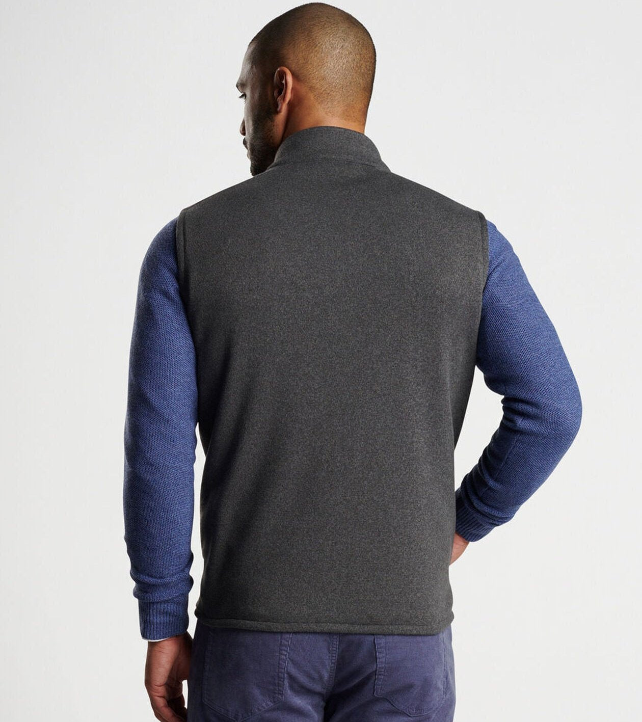 Peter Millar - Georgia Script™ Crown Sweater Fleece Vest - Iron