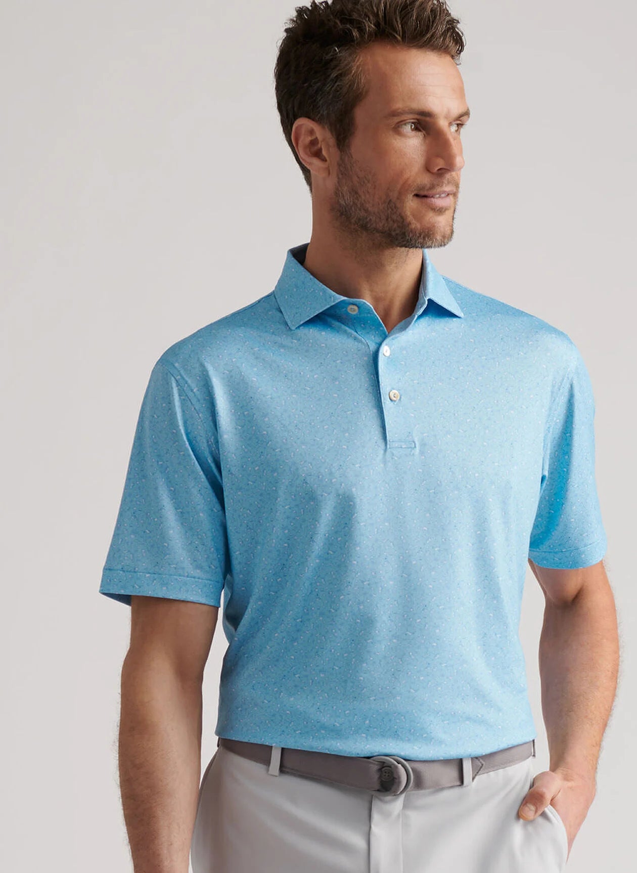 Peter Millar - Chambers Performance Jersey Polo - Seaport Blue