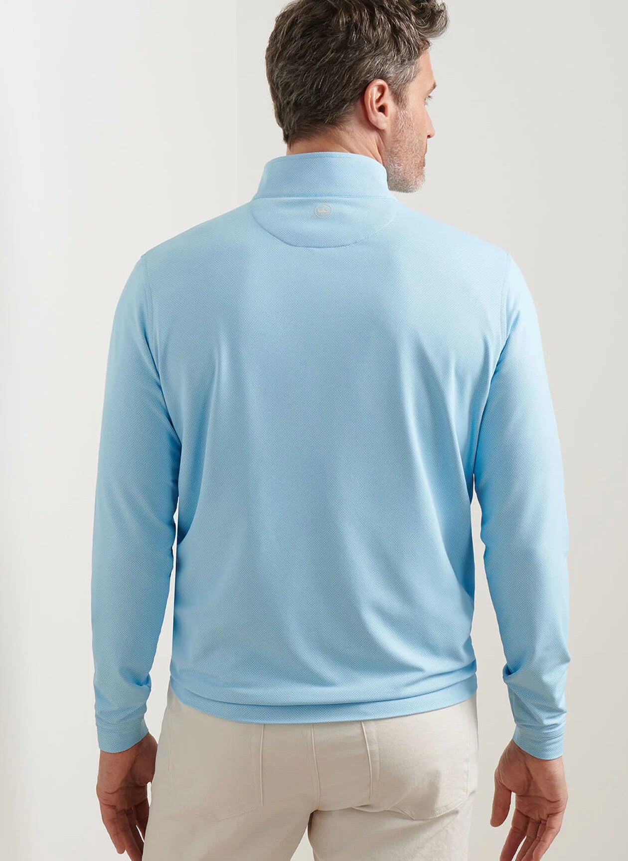 Peter Millar - Perth Birdseye Performance Quarter-Zip - Seaport Blue