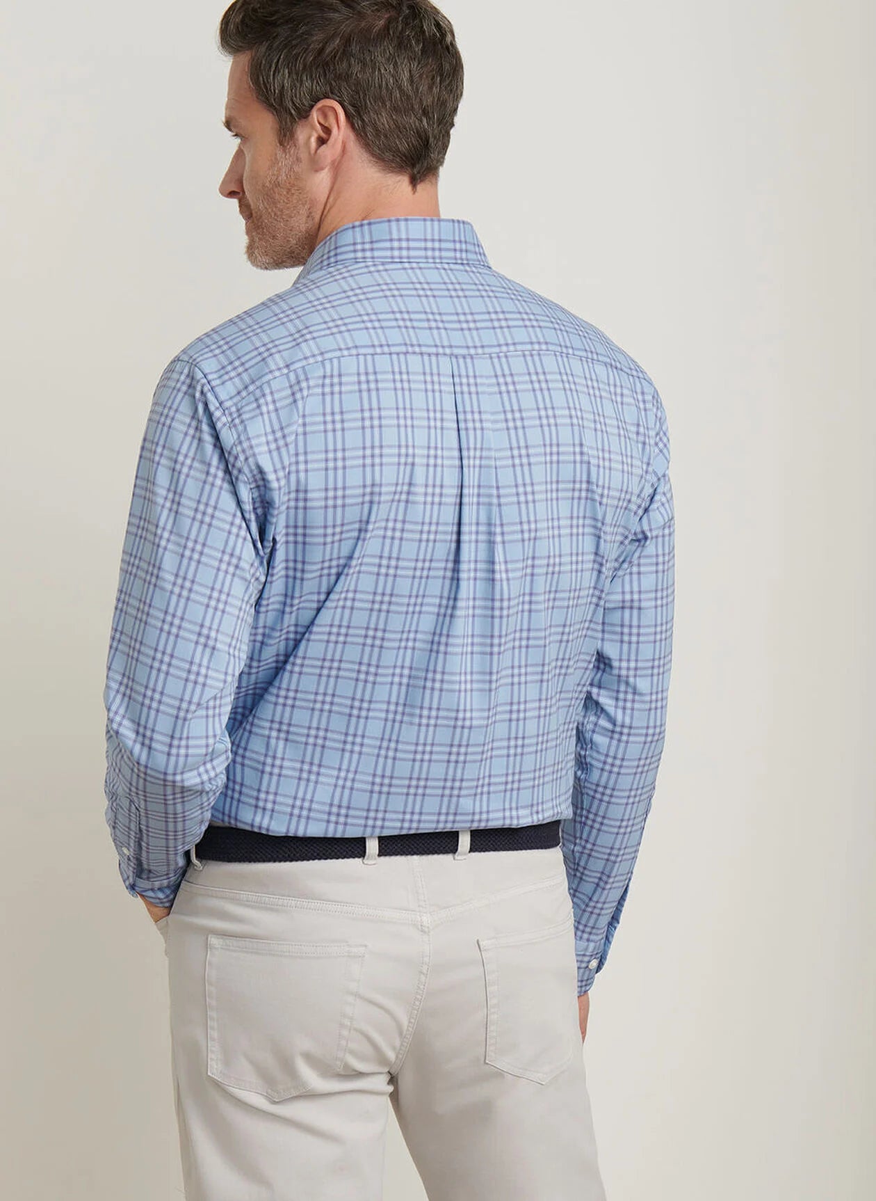 Peter Millar - Brevard Crown Lite Cotton Stretch Sport Shirt - Ruddy Blue