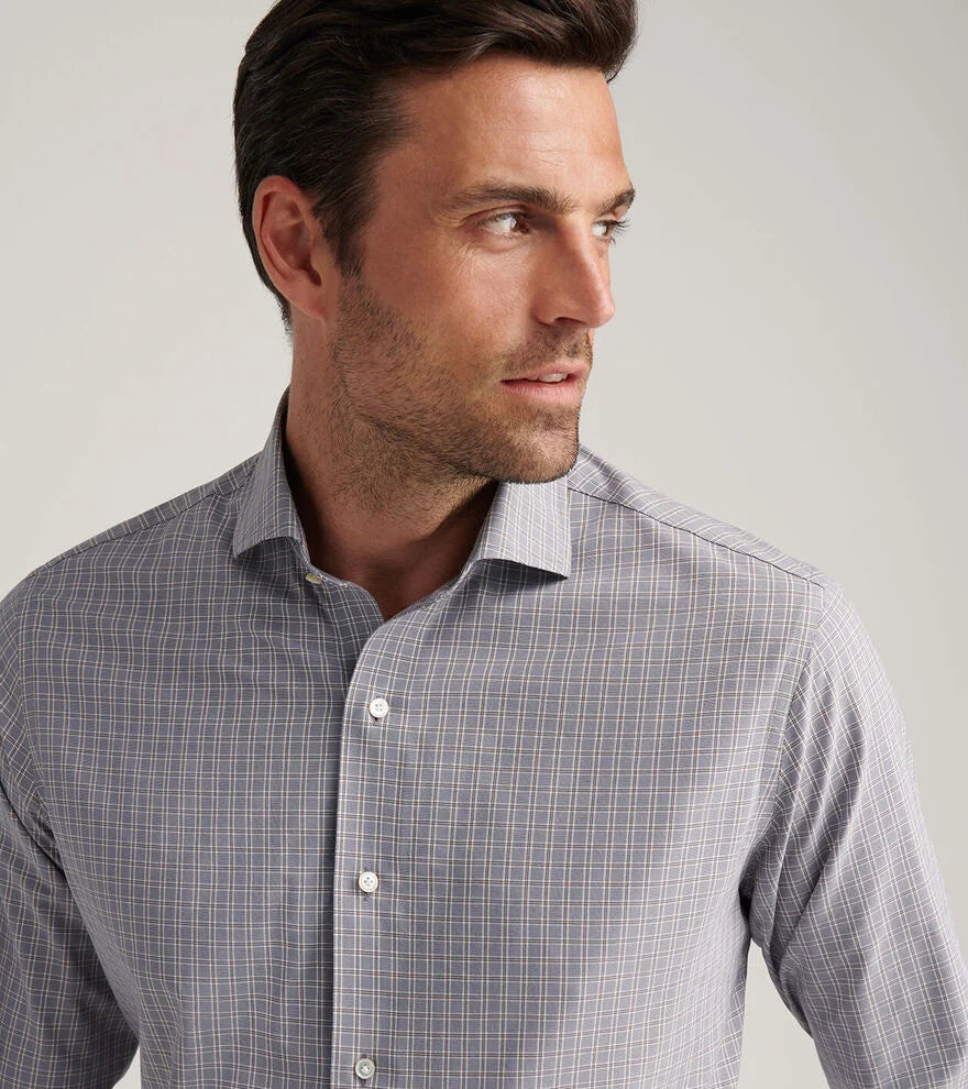 Peter Millar - Bechet Performance Poplin Sport Shirt - Nebula Blue
