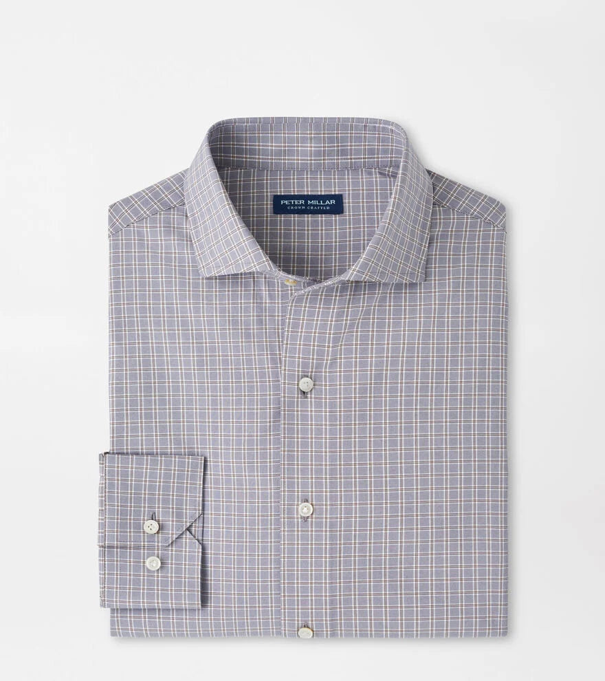 Peter Millar - Bechet Performance Poplin Sport Shirt - Nebula Blue