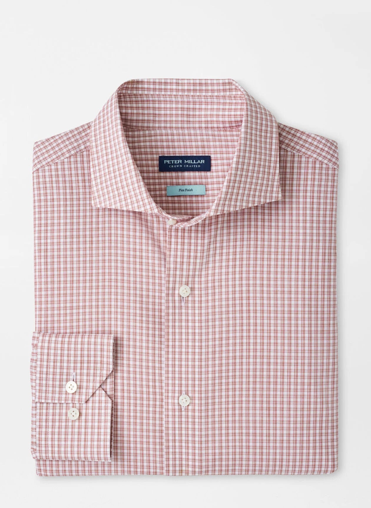 Peter Millar - Torino Cotton Sport Shirt - Red Rouge